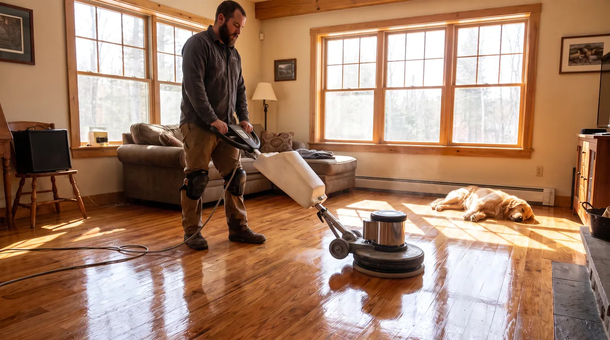 Caring for Hardwood, Tile, and Vinyl Floors Between Professional Visits